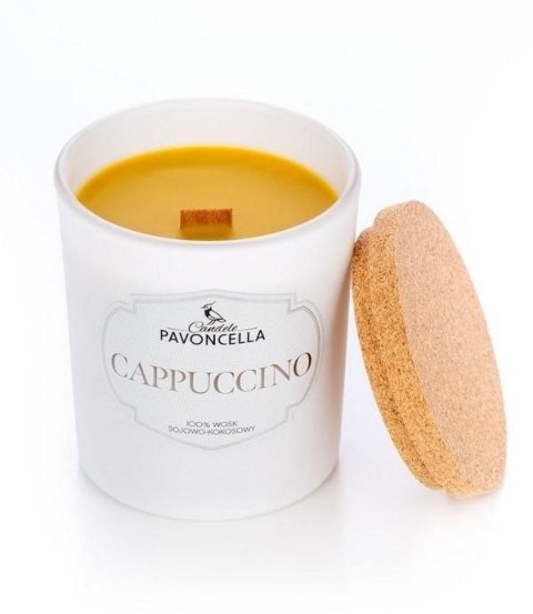 Świeczka ozdobna Classico Cappuccino biała 135 g Pavoncella (5905711530127) Pavoncella
