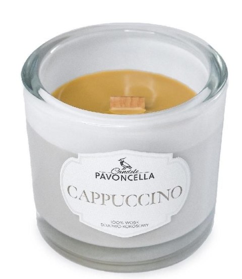 Świeczka ozdobna Classico Cappuccino biała 170g Pavoncella (5905711530479) Pavoncella