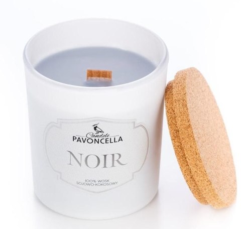 Świeczka ozdobna Classico Noir biała 135 g Pavoncella (5905711530172) Pavoncella