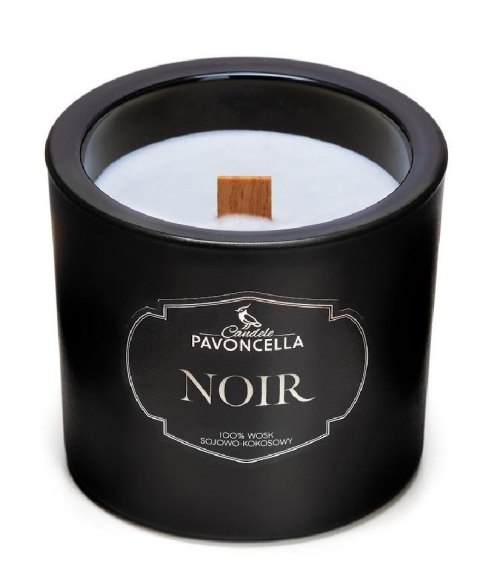 Świeczka ozdobna Classico Noir czarna 170g Pavoncella (5905711530370) Pavoncella