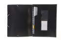 Teczka z przegródkami czarna harmonijkowa 5903242103650 A4 kolor: czarny 13 przegródek Tetis (BT621-V) Tetis