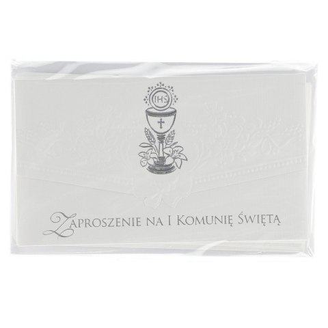 Zaproszenie komunia biała Merigraf (5902221800092) Merigraf