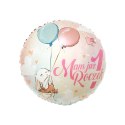 Balon foliowy kolekcja mam już roczek - króliczek 18cal Godan (FG-O1KR) Godan