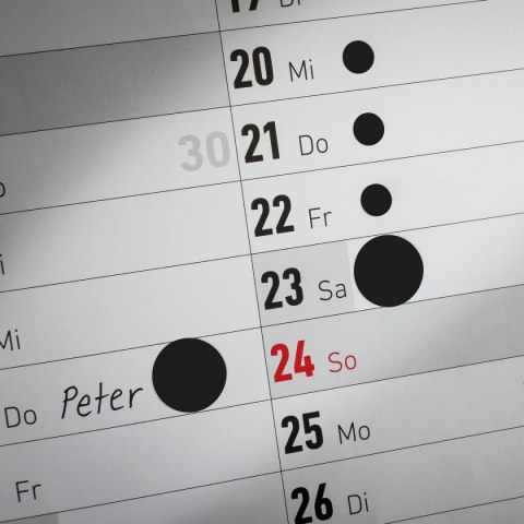 Etykieta do oznaczania kropki 8mm CZARNY [mm:] 8 Zweckform (3009) Zweckform