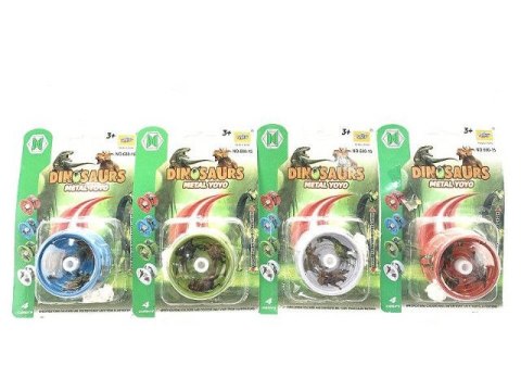 Jojo metalowe, dinozaury Bigtoys (BGR4319) Bigtoys