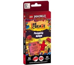 Karty Ameet LEGO® NINJAGO® Recreate. Karty Wyzwań. Przygody ninja (ACP 6701) 32 sztuk Ameet