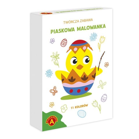 Książeczka edukacyjna kurczak wielkanocny paskowe malowanki Alexander Alexander