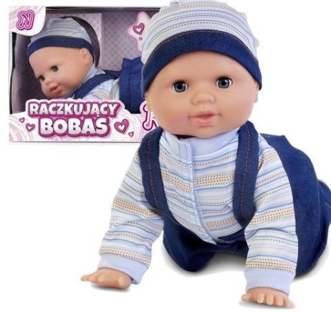 Lalka Natalia bobas raczkujący niebieski [mm:] 320 Artyk (121630) Artyk