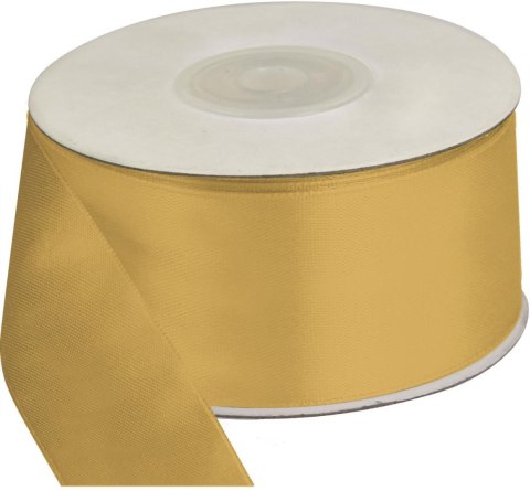 Wstążka Craft-Fun Series satynowa 38x25 [mm x m] złoty jasny Titanum (TS38-019J) Titanum