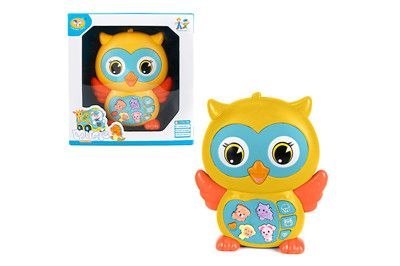 Zabawka dźwiękowa pianinko sowa żółta Artyk (128431) Artyk