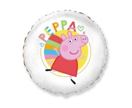 Balon foliowy Peppa White 18cal Godan (B401627B) Godan