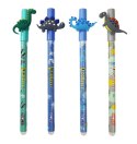 Długopis wymazywalny dinozaury 5902315577640 wkład niebieski 0,5mm Strigo (SSC201) Strigo