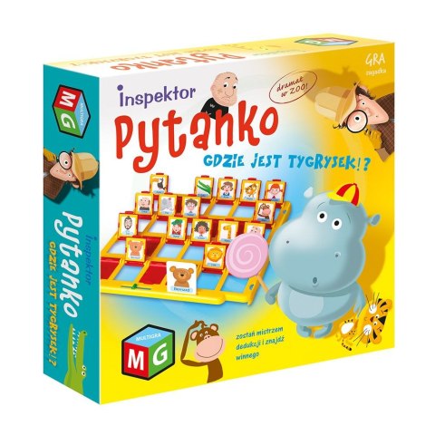 Gra edukacyjna Inspektor Pytanko Gdzie jest tygrysek ? Multigra Multigra