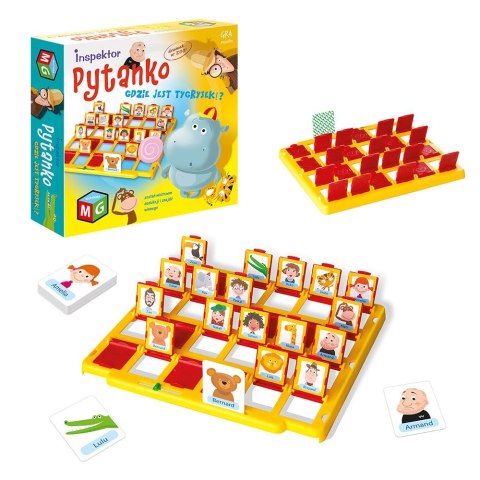 Gra edukacyjna Inspektor Pytanko Gdzie jest tygrysek ? Multigra Multigra