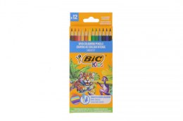 Kredki ołówkowe Bic Kids 12k 3086123768772 12 kol. (525786) Bic Kids