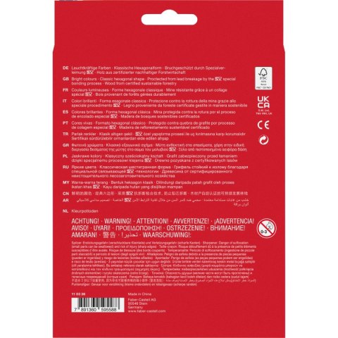 Kredki ołówkowe 36 kol. Faber Castell (110336 FC) Faber Castell