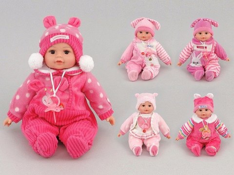 Lalka bobas 35cm z polskim dźwiękiem, śpiewa i mówi po polsku [mm:] 350 Adar (456730) Adar