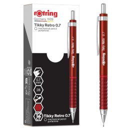 Ołówek automatyczny Rotring TIKKY RETRO RED MP 0,7 0,7mm (2202631) Rotring