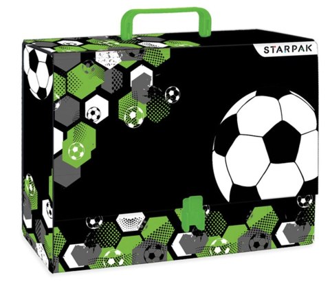 Teczka z szerokim grzbietem na klips Football A4 mix Starpak (553551) Starpak