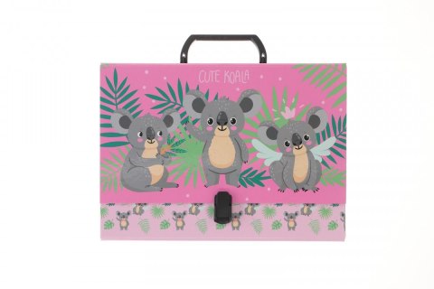 Teczka z szerokim grzbietem na klips Koala A4 mix Derform (TTRKOA10) Derform