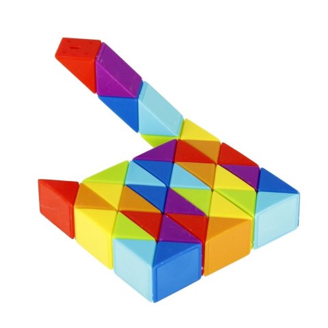 Układanka kostka wąż kolorowa Mega Creative (511336) Mega Creative