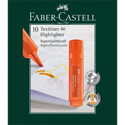 Zakreślacz wkład pomarańczowe Faber Castell (154615) Faber Castell