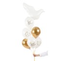 Balon gumowy biały Partydeco (SB14P-310-008) Partydeco