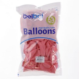 Balon gumowy pastelowy 100 szt różowy jasny 12cal Partydeco (12P-004) Partydeco