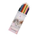 Kredki ołówkowe The Sweet Pets trójkątne 12 kol. Beniamin Beniamin