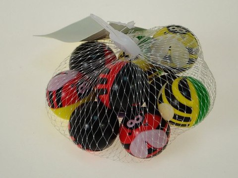 Piłka kauczukowa zestaw 10 szt., 3,2cm Adar (582583) Adar