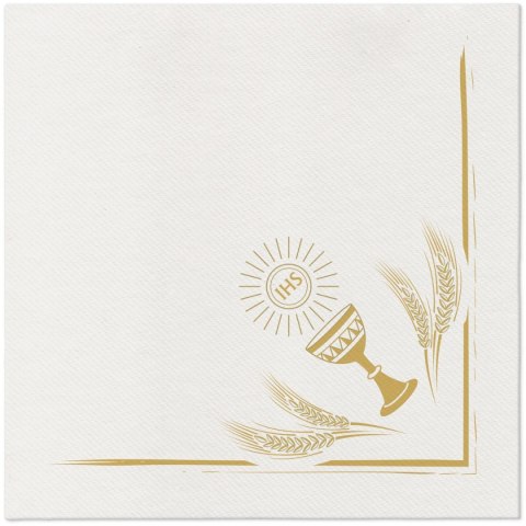 Serwetki Komunia mix nadruk celuloza [mm:] 400x400 (AAND005409)