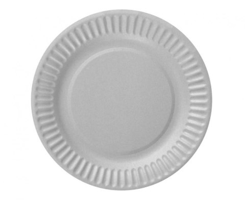 Talerz jednorazowy srebrny papier śr. 180mm 6 szt Godan (PF-TPS6) Godan