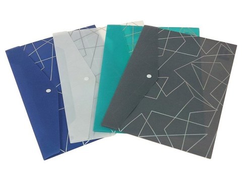 Teczka plastikowa na zatrzask we wzory A4 mix [mm:] 210x297 Adar (601680) Adar