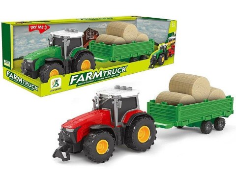 Traktor z przyczepą, światło, dźwięk, napęd na koło zam Adar (586956) Adar