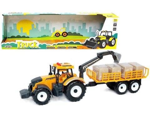 Traktor z przyczepą, światło, dźwięk, napęd na koło zam Adar (586963) Adar