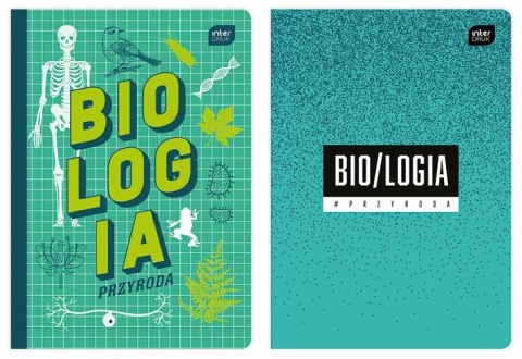 Zeszyt tematyczny BIOLOGIA A5 60k. 70g krata Interdruk (ZE60BIO) Interdruk