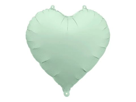 Balon foliowy serce zieleń, 45cm 18cal Partydeco (FB9T-012) Partydeco