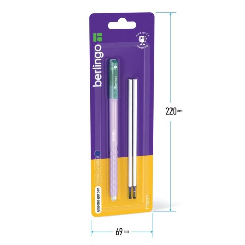 Długopis Haze wymazywalny wkład niebieski 0,5mm Berlingo (338375) Berlingo
