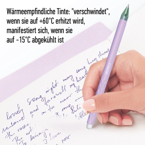 Długopis Haze wymazywalny wkład niebieski 0,5mm Berlingo (338375) Berlingo