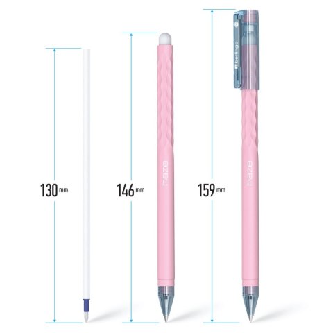 Długopis Haze wymazywalny wkład niebieski 0,5mm Berlingo (338377) Berlingo