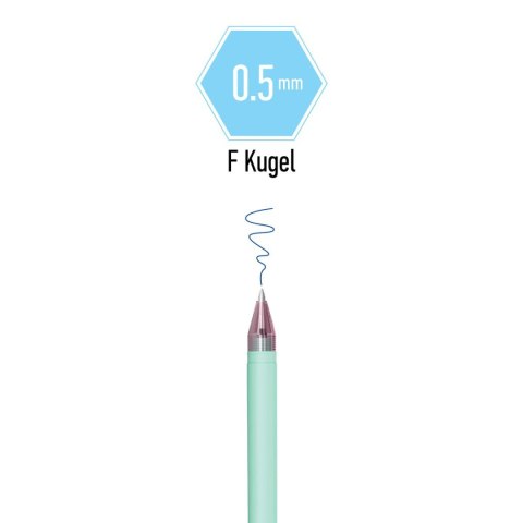 Długopis Haze wymazywalny wkład niebieski Berlingo (338376) Berlingo