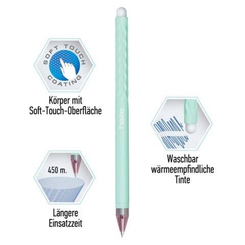 Długopis Haze wymazywalny wkład niebieski Berlingo (338376) Berlingo