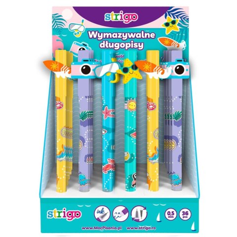 Długopis HOLIDAYS 5902315577589 wkład niebieski 0,5mm Strigo (SSC195) Strigo