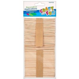 Drewniane patyczki Craft Fun 12 cm 100 sztuk (291067) Craft with Fun