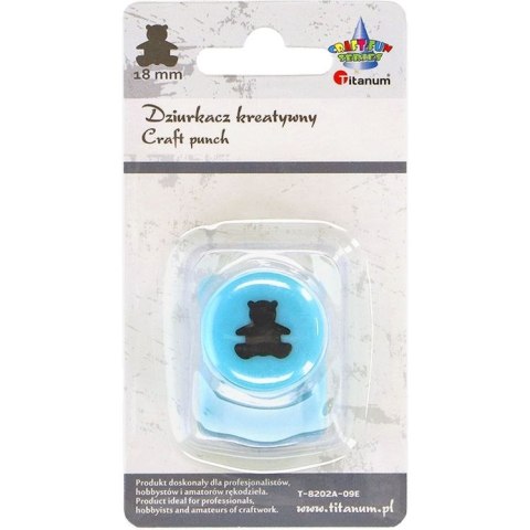 Dziurkacz ozdobny Craft-Fun Series 18mm miś Titanum (T-8202A-09E) Titanum