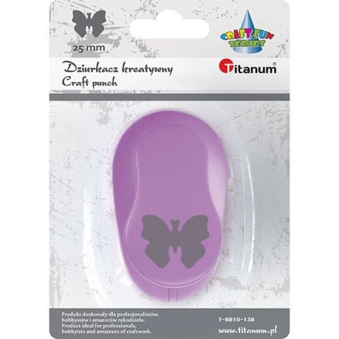 Dziurkacz ozdobny Craft-Fun Series 25mm motyl Titanum (T-8810-138) Titanum