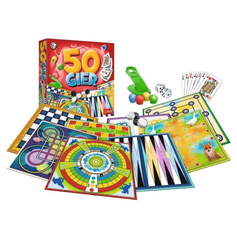 Gra strategiczna Kalejdoskop 50 gier Trefl 50 gier Trefl (02116) Trefl