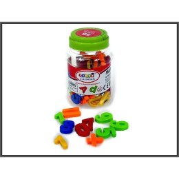 Klocki magnetyczne Hipo literki magnetyczne 56sztuk (HKOS68) Hipo