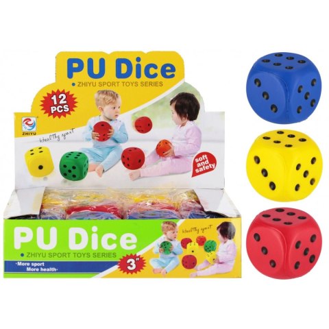 Kości do gry miękka 6cm Mega Creative (545090) Mega Creative