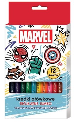Kredki ołówkowe Beniamin Avengers trójkątne 12 kol. Beniamin